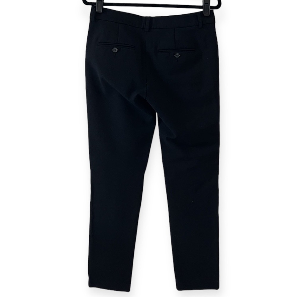 VINCE Black Mid Rise Straight Legs Trousers pants size 4 - Picture 7 of 12